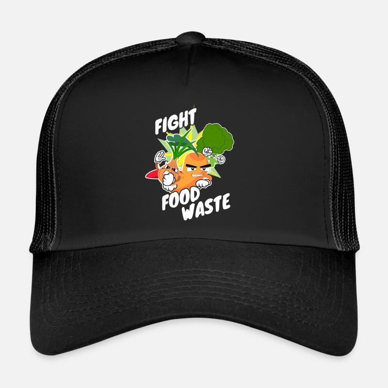 Lutter contre le gaspillage alimentaire Essen Verschwendung Casquette trucker 