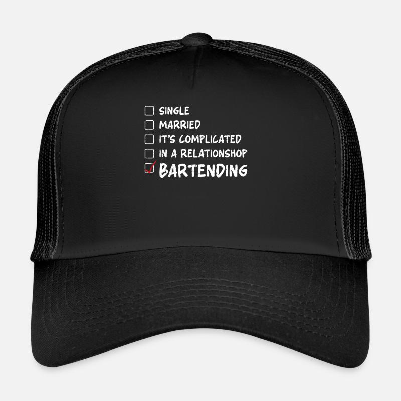 Barman Mixologue Single Casquette trucker 
