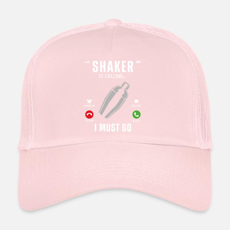 Bartender Mixologist Phone Display Trucker Cap