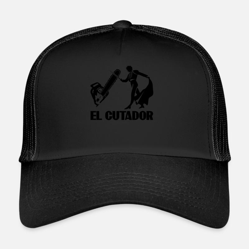 Tronçonneuse Tronçonneuse Tronçonneuse Lumberjack Casquette trucker 