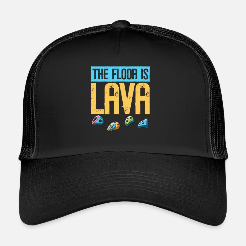 Der Boden ist Lava Bouldern Trucker Cap