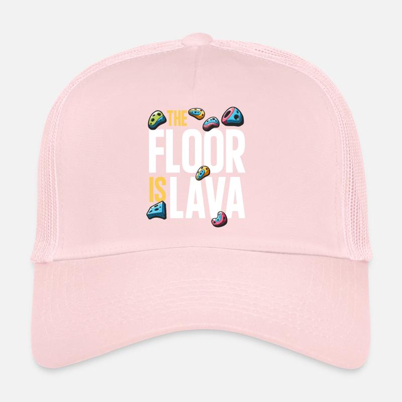 Le sol est en bloc de lave Casquette trucker 