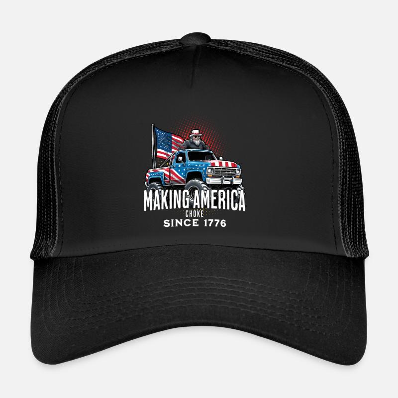 America suffocating since 1776 July 4 Trucker Cap