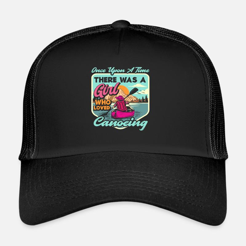 Fille que le canoë aime le canoë Casquette trucker 