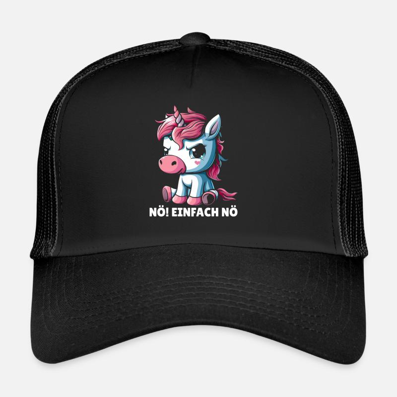Non! Juste non, licorne Casquette trucker 