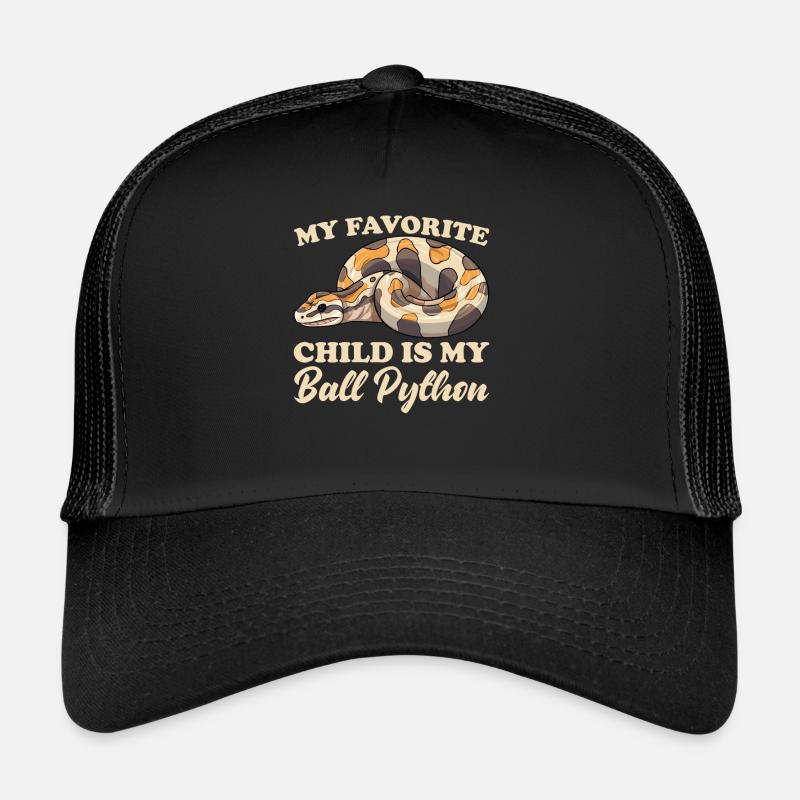 Boule de banane Python Herpétologiste Boule de corail Casquette trucker 