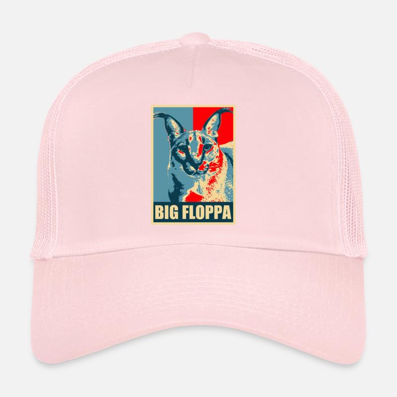 Großer Floppa Karakal Katze Meme Trucker Cap