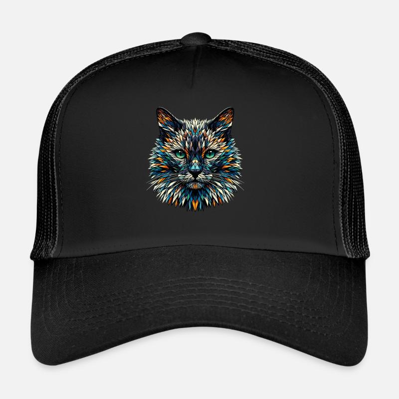 Polygon Art Bombay Katze Trucker Cap
