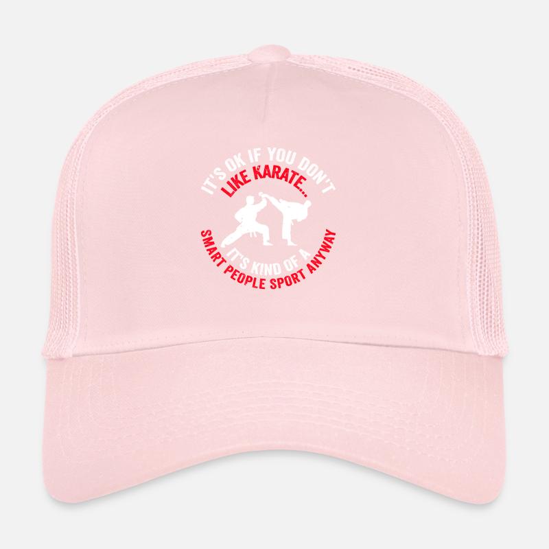 Karate Quotes Karate Sayings Karate Fighter Trucker Cap