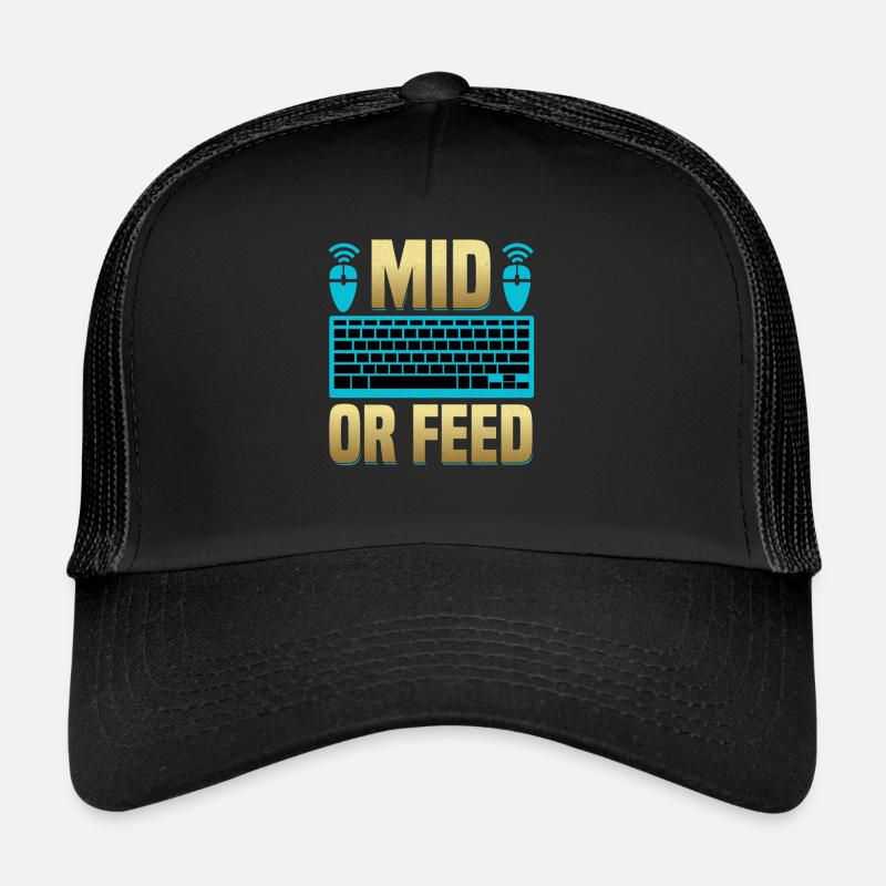Video Game Gaming Headset PC Gamer Gaming PC Trucker Cap