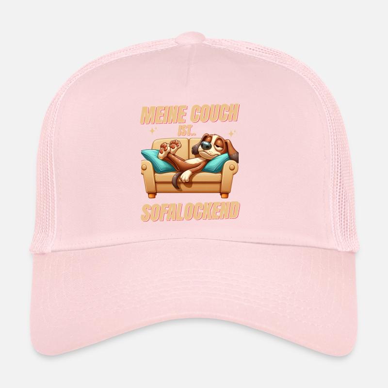 Funny dog to sleep & chill Trucker Cap