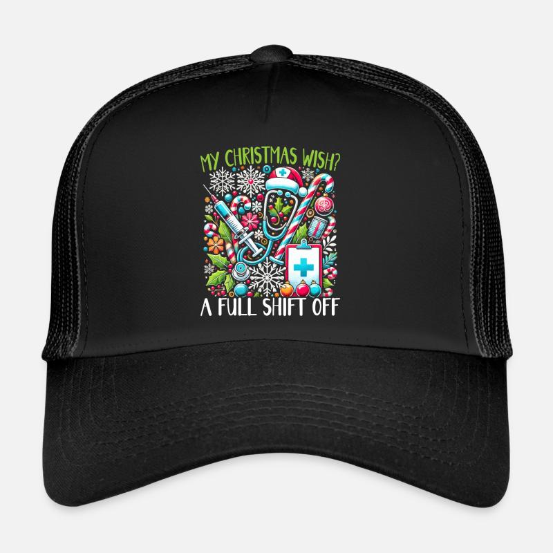 Lustiger - Trucker Cap - Schwarz/Schwarz