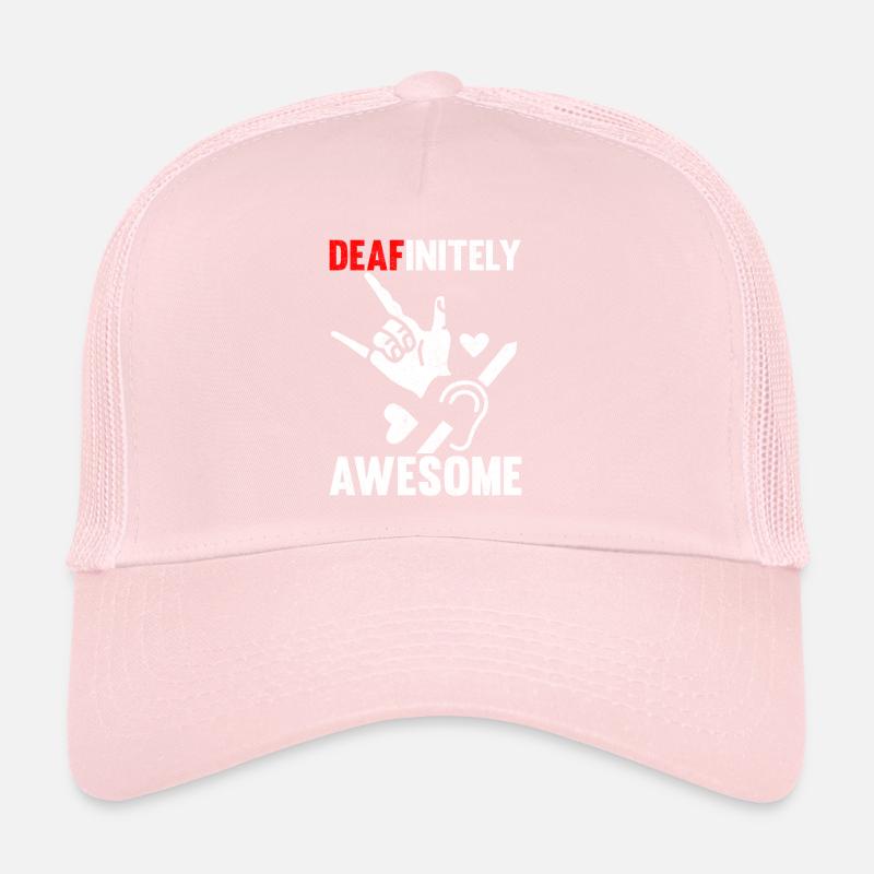 Deaf Pride ASL Sign Language Trucker Cap