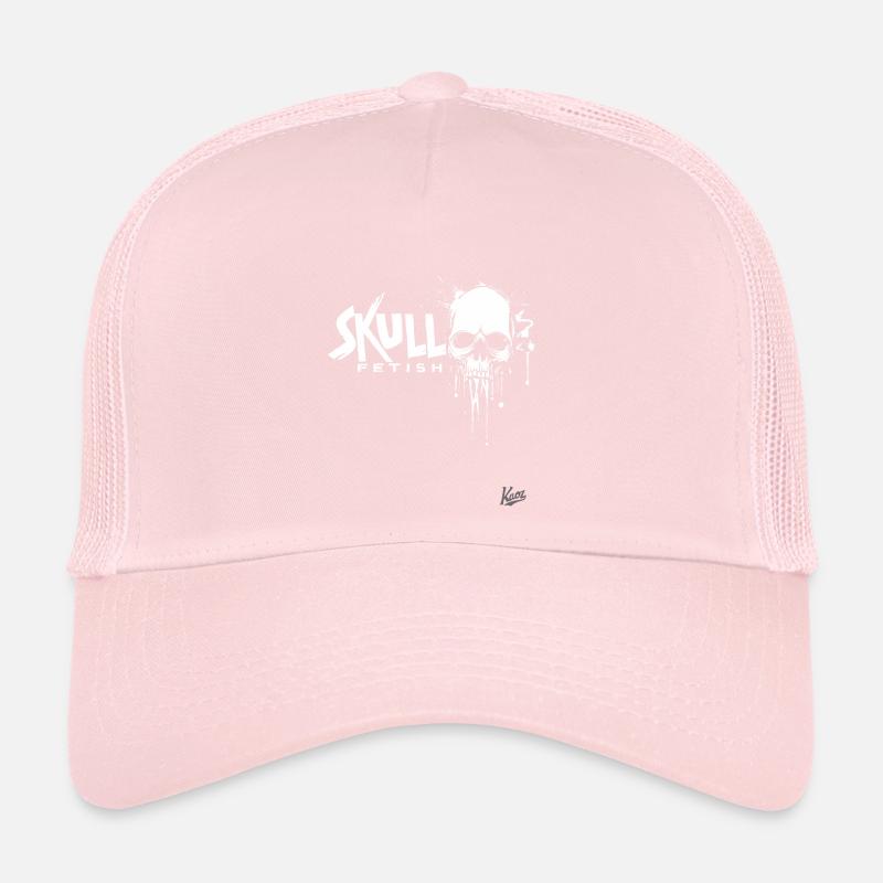 Fétichisme du crâne : Crânes avec style Casquette trucker 