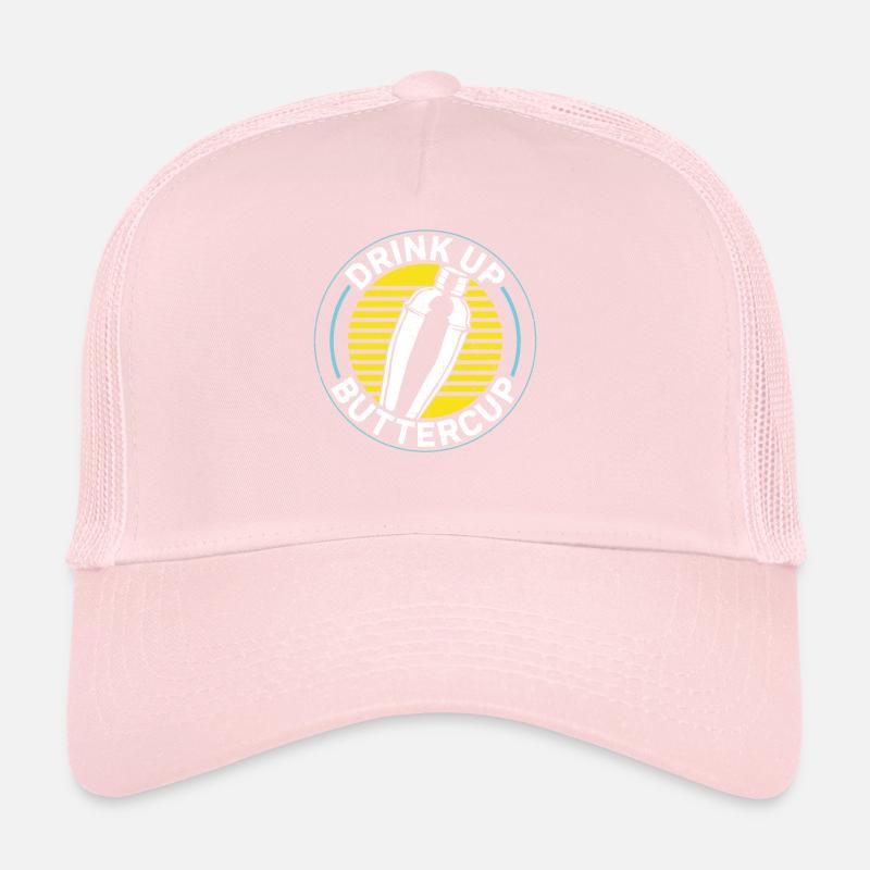 Bartender Mixologist Drink Up Trucker Cap