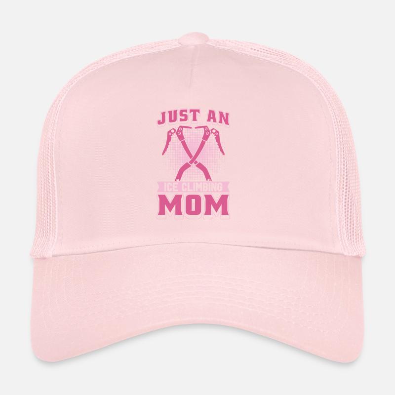 Eisklettern Mutter Just An Ice Climbing Mom Trucker Cap