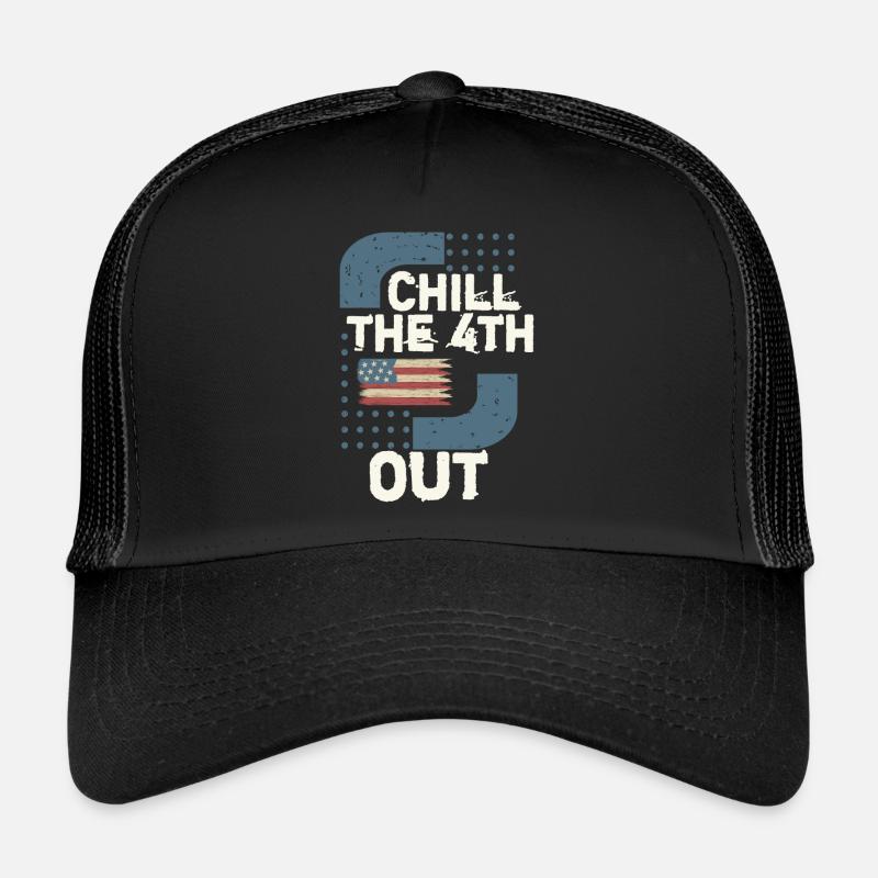 Drôle de 4 juillet Casquette trucker 