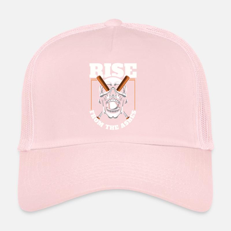 Baseball Skull Trucker Cap