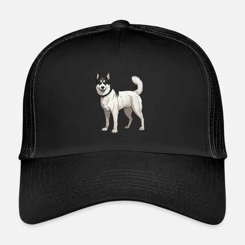 Animal de chien husky Casquette trucker 