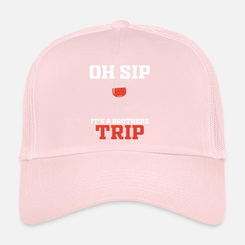 Geschwister Oh Sip Its A Brothers Trip Casquette trucker 