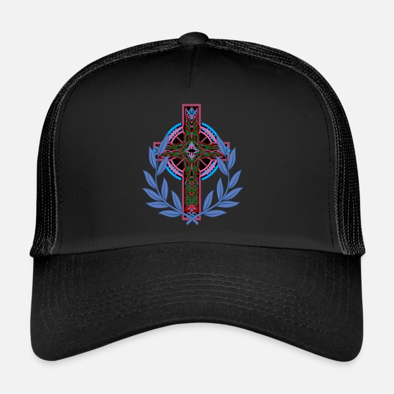 Croix Croix Crucifix Casquette trucker 