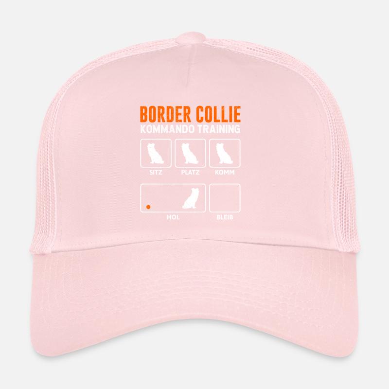 ENTRAÎNEMENT COMMANDO BORDER COLLIE Drôle Casquette trucker 