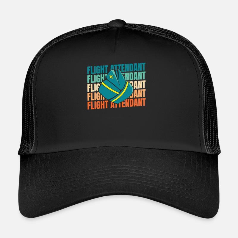 Flugbegleiter Stewardess Trucker Cap