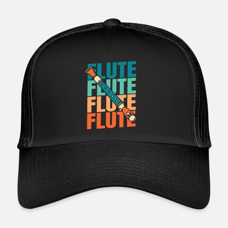 Flute player Trucker Cap