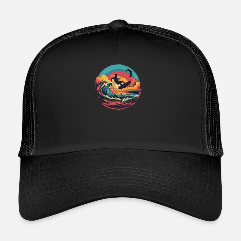 Kitesurf Kiteboards Kitesurfen Kite-Surf-board Trucker Cap