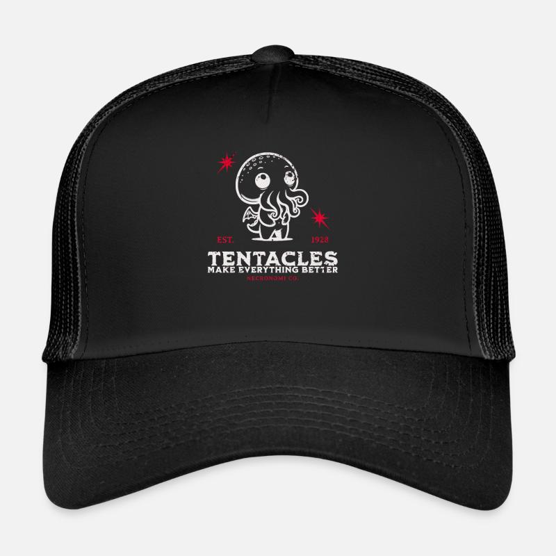 Tantacle Cute Cthulhu Cult Lovecraft Necronomicon Trucker Cap