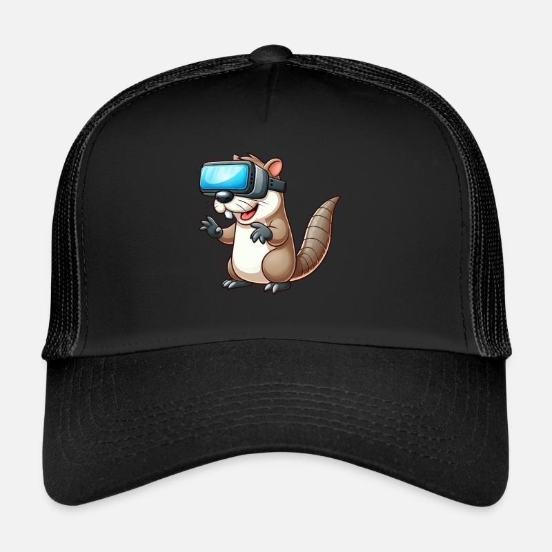 Otter VR Gamer Virtual Reality Science Fiction Trucker Cap