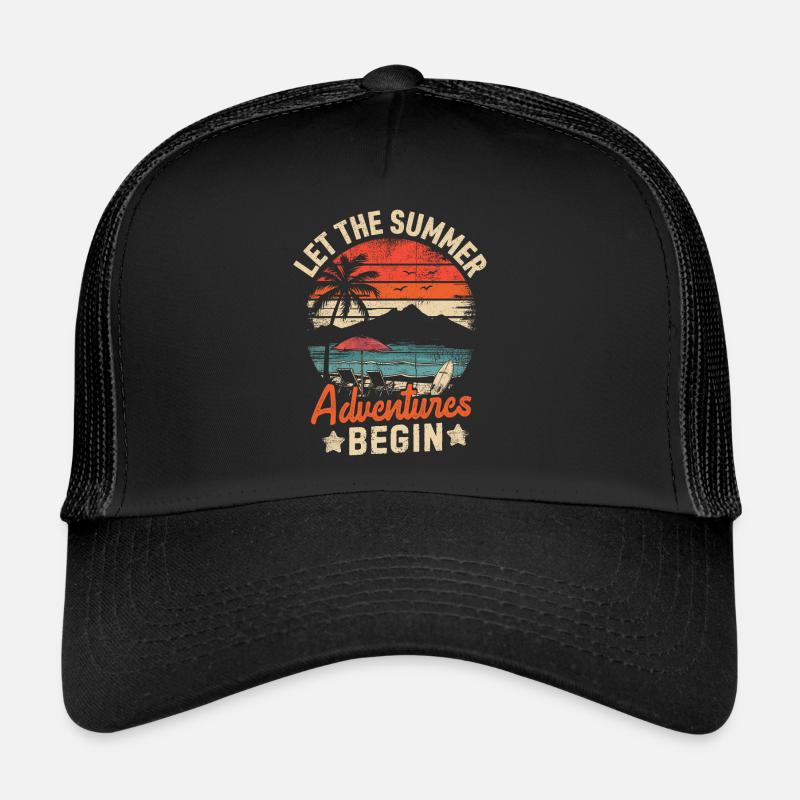 Que les aventures estivales commencent Casquette trucker 
