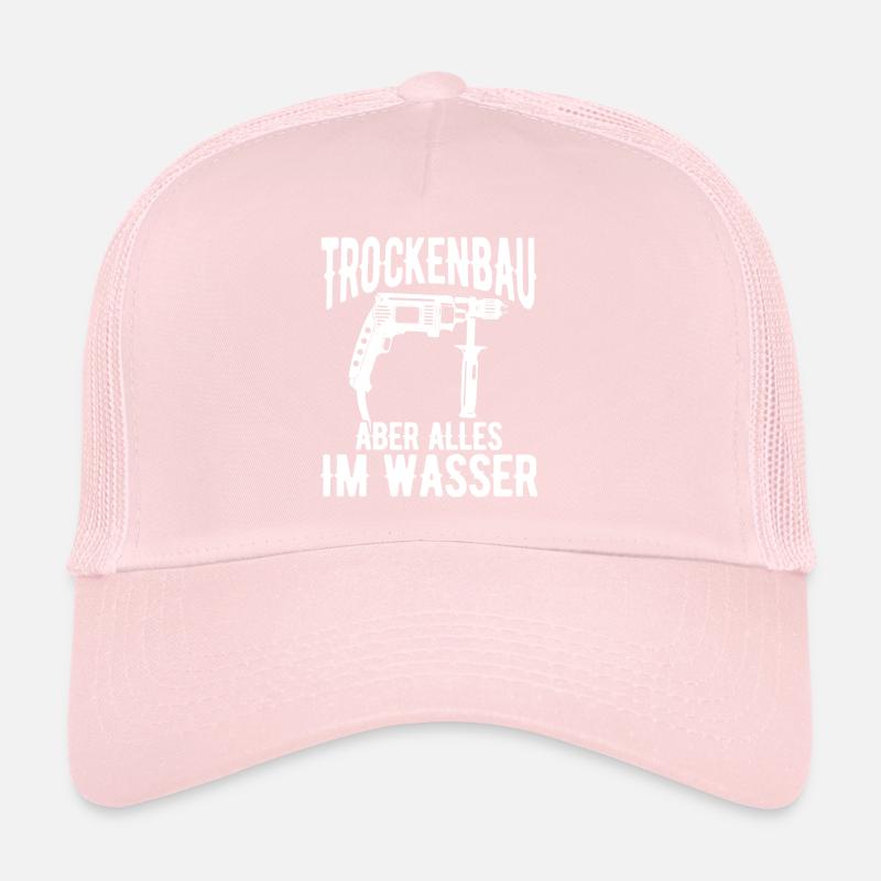 Drywaller, journeyman, craftsman, master drywall builder Trucker Cap