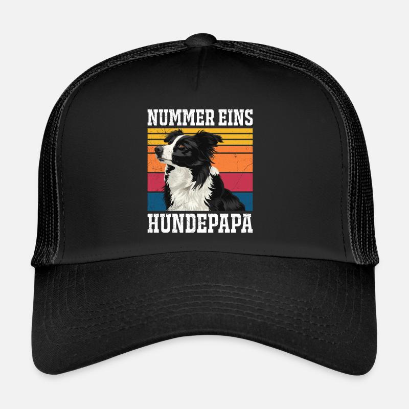Border Collie PAPA BORDER COLLIE NUMÉRO UN Casquette trucker 