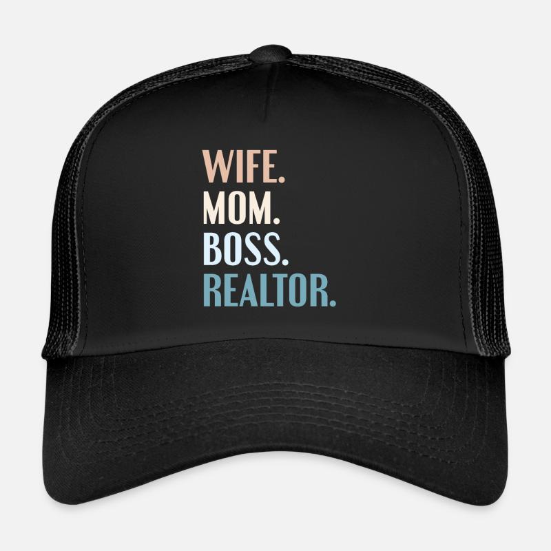 Agent immobilier Agent immobilier Cadeau d’agent immobilier Casquette trucker 