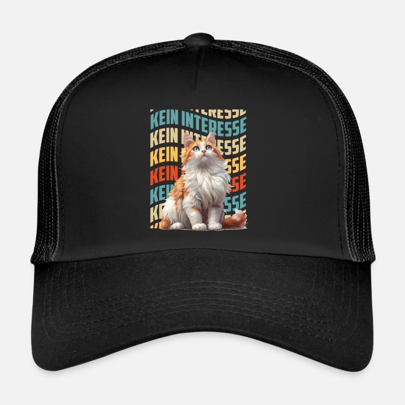 Turc Van AUCUN INTÉRÊT Propriétaire de chat Turc Casquette trucker 
