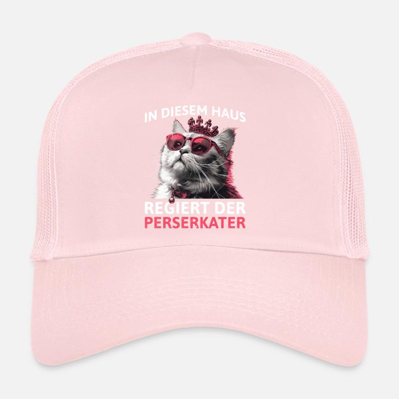 Chat persan DANS CETTE MAISON, LES RÈGLES PERSANES Casquette trucker 
