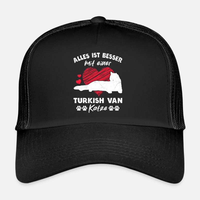 Turkish Van ALLES IST BESSER MIT EINER TURKISH VAN Trucker Cap