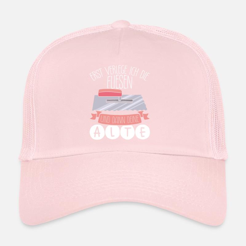 Maître carreleur couche de plaque truelle crantée Casquette trucker 