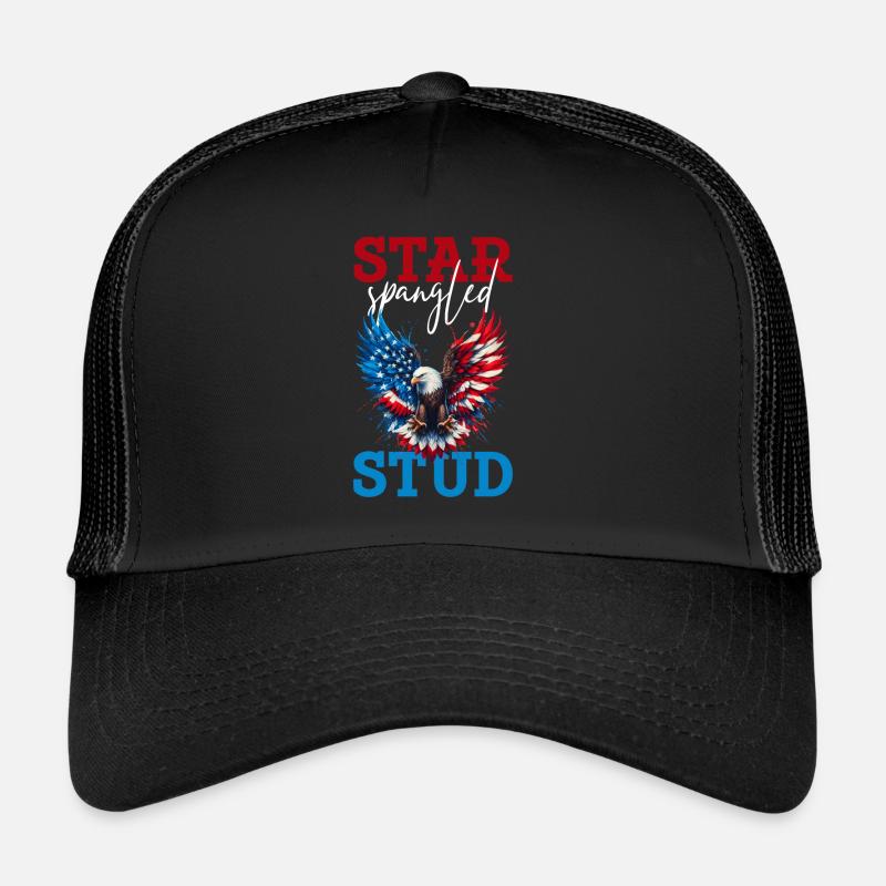 Star Spangled Stud - Patriotischer Look Mit Trucker Cap