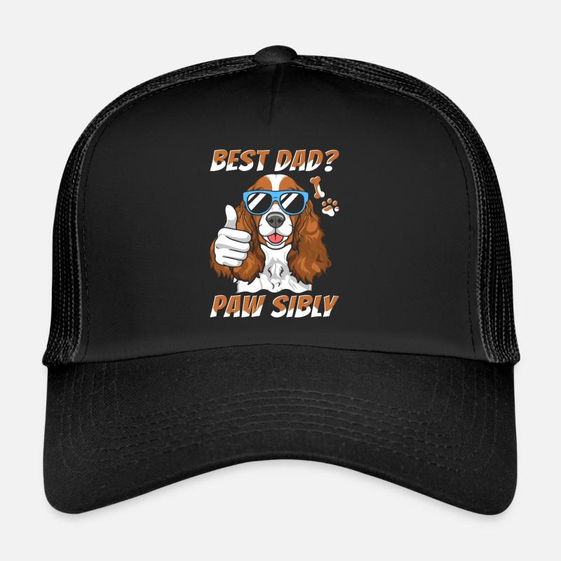Cocker Spaniel Vater Best Dad Pawsibly Trucker Cap