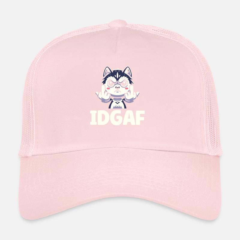 Husky de Sibérie Idgaf Casquette trucker 