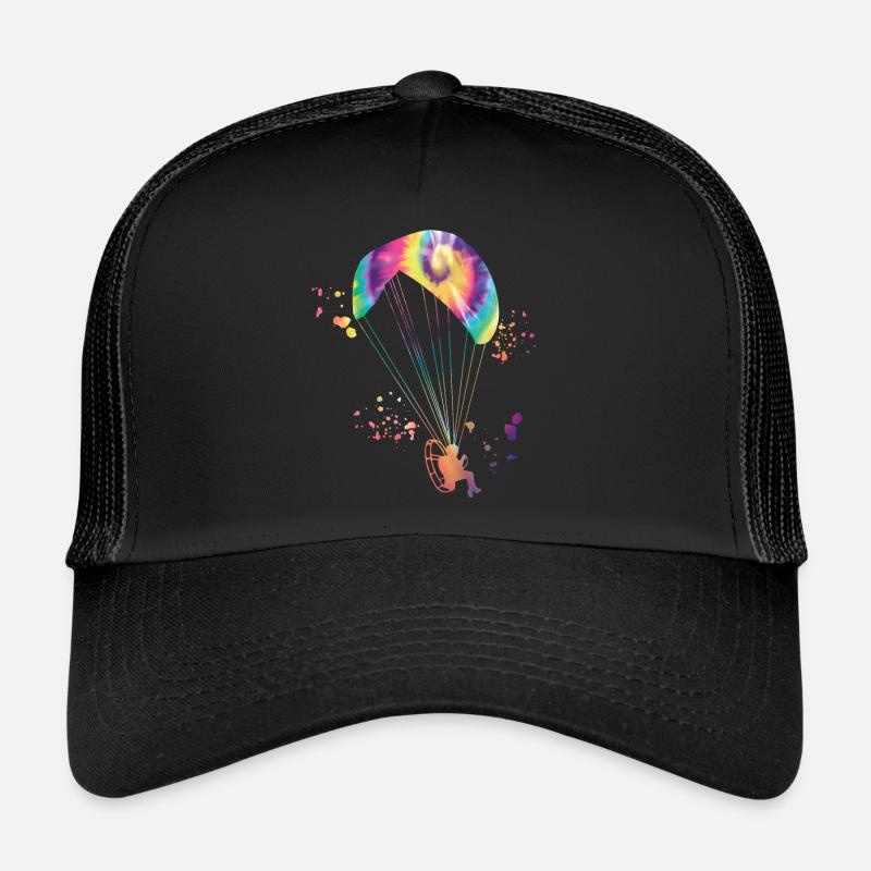 Parapente motorisé Paramoteur Paramoteur - Casquette trucker  - noir/noir