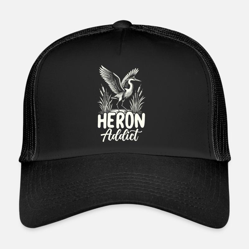 Héron accro Casquette trucker 