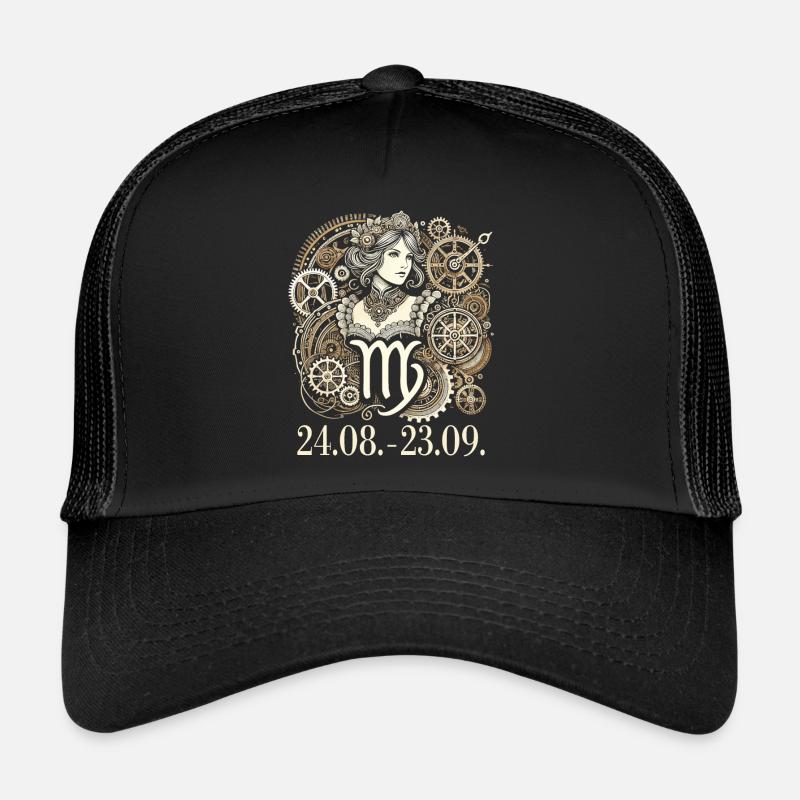 Zodiaque Vierge Style Steampunk Casquette trucker 
