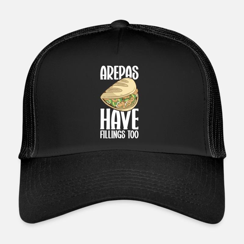 Cuisine colombienne d’Arepa Casquette trucker 