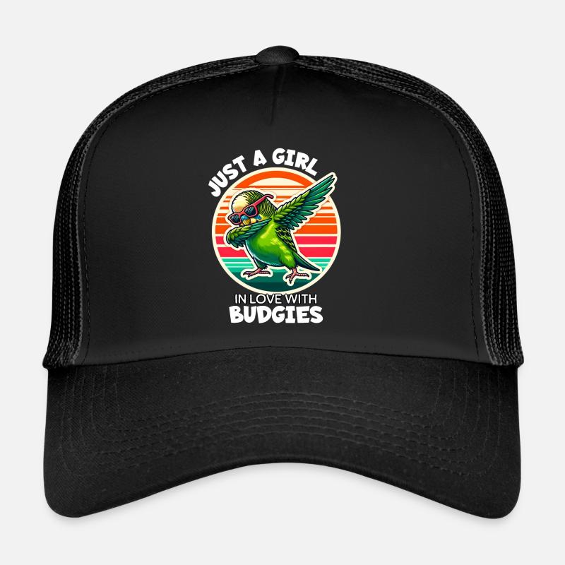 Fille Aime Perruche Casquette trucker 
