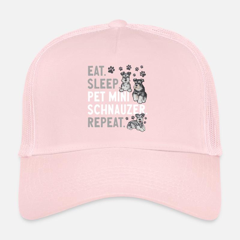Schnauzer nain Chien Schnauzer Casquette trucker 