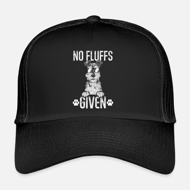 Zwergschnauzer Hund Schnauzer - Trucker Cap - Schwarz/Schwarz