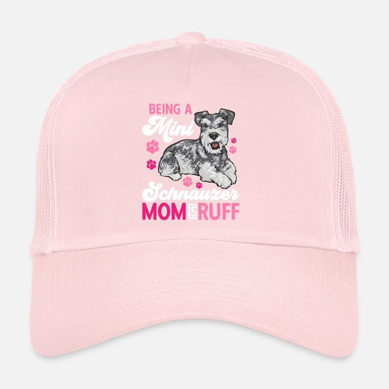 Schnauzer nain Chien Schnauzer Casquette trucker 